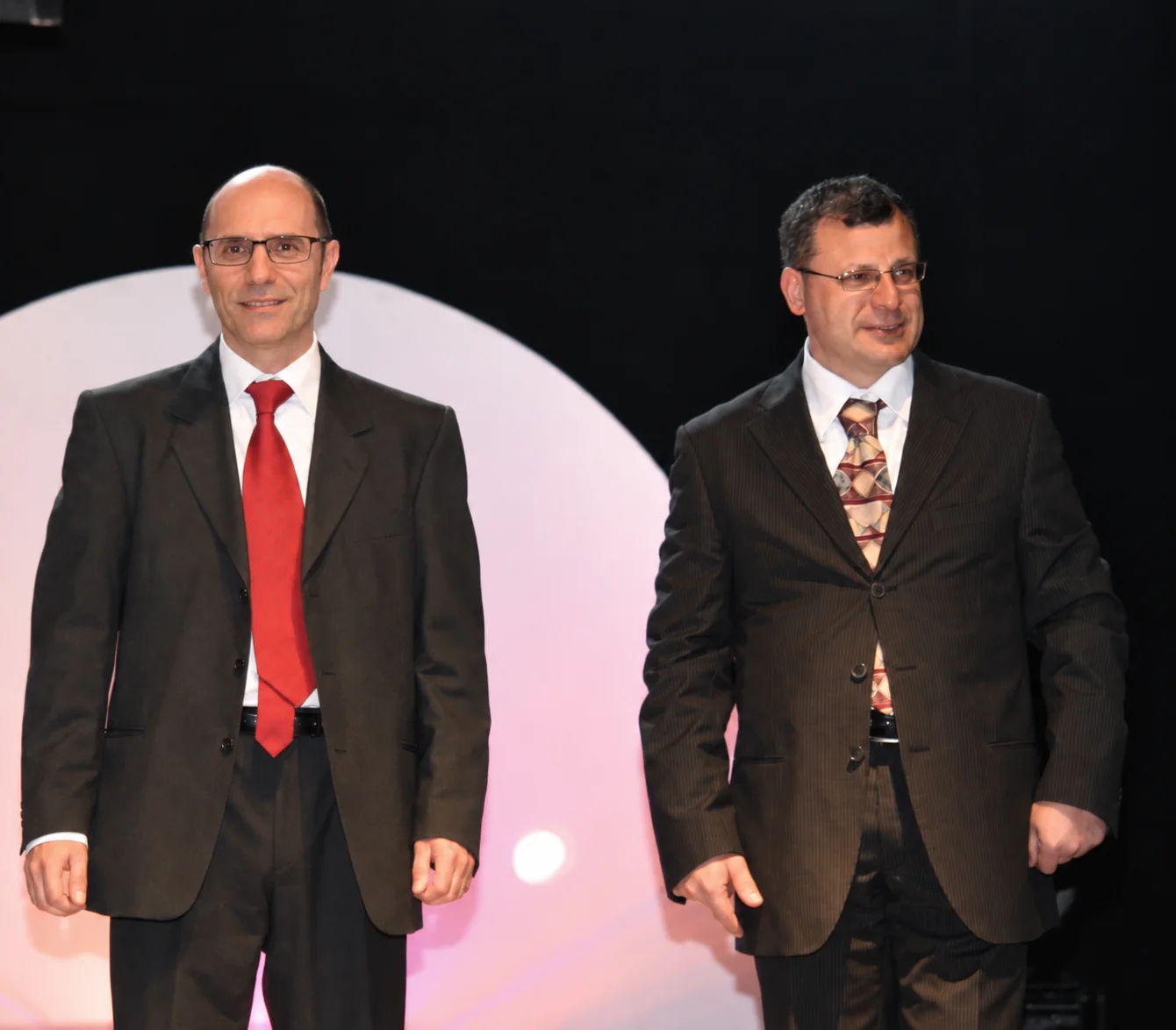 Giovanni Serafino e Vincenzo Micali sul palco