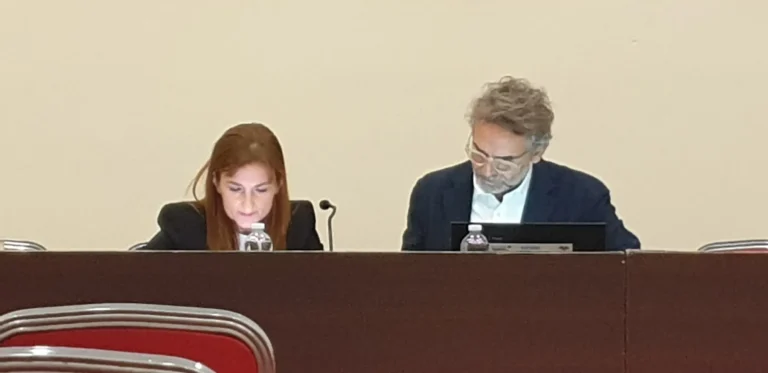 I partner del progetto al tavolo di lavoro del project meeting — PORTOLANES, Hotel Hilton Garden Inn, Lecce