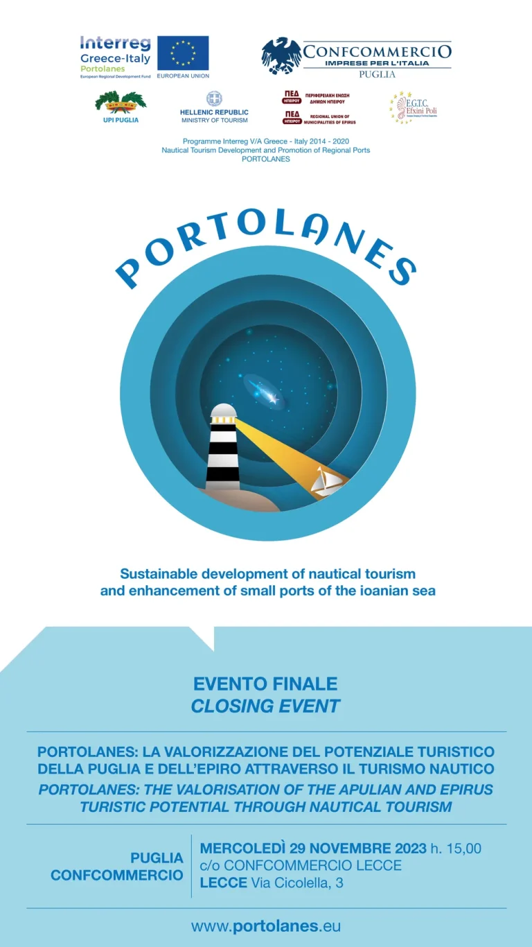 L'invito alla conferenza territoriale PORTOLANES